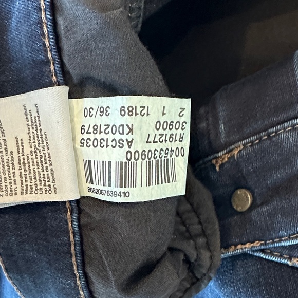 Mavi Men's Blue Jeans Deep Indigo Zach Straight Leg 36/30 - Picture 11 of 11